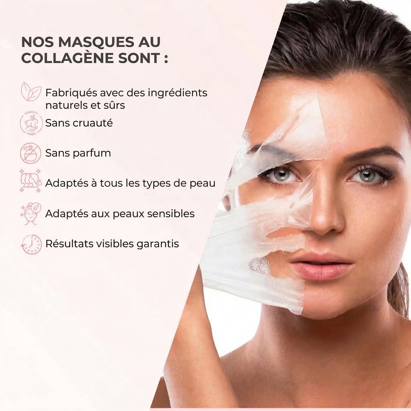 Masque régénérant de collagène