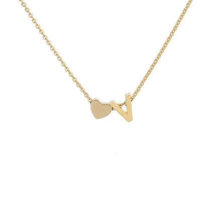 Collier combin� de lettres d'amour