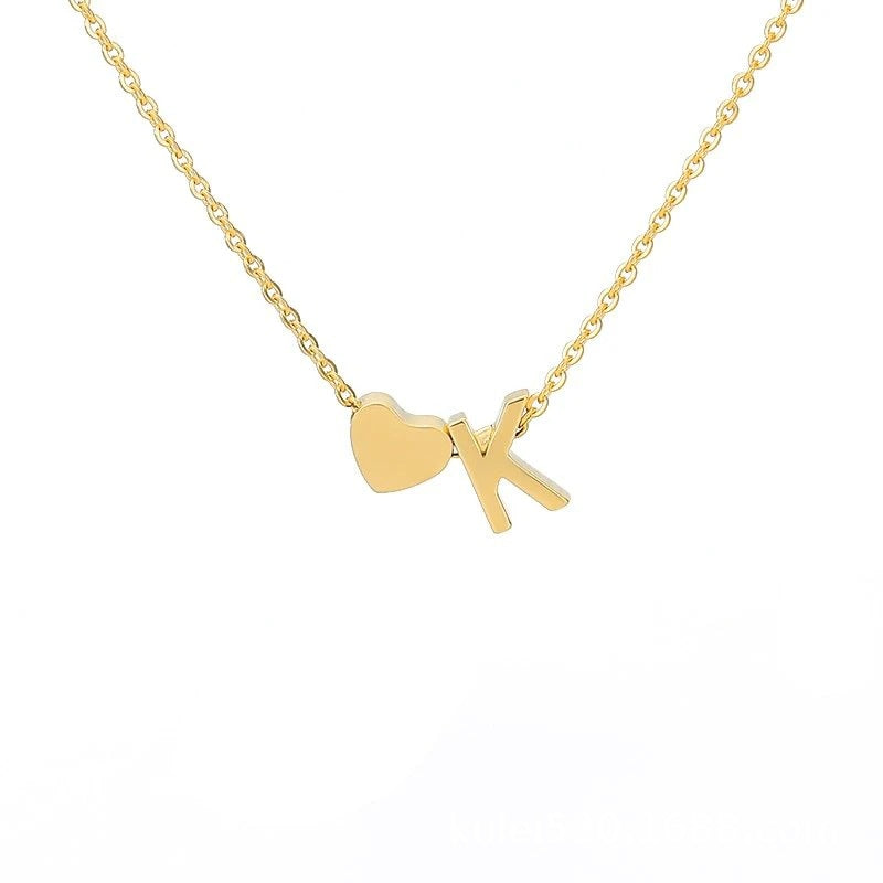 Collier combin� de lettres d'amour