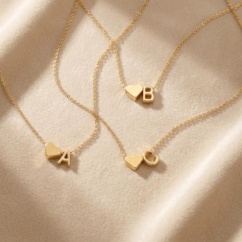 Collier Cœur Initiale Personnalisé