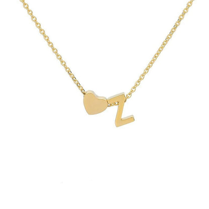 Collier combin� de lettres d'amour