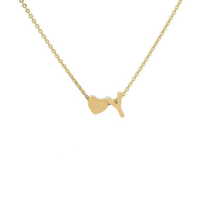 Collier combin� de lettres d'amour