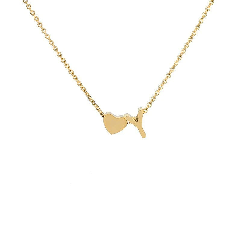 Collier combin� de lettres d'amour