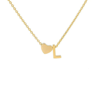 Collier combin� de lettres d'amour