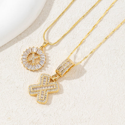 Rock Sugar Full of Diamonds 26 English Letter Necklace