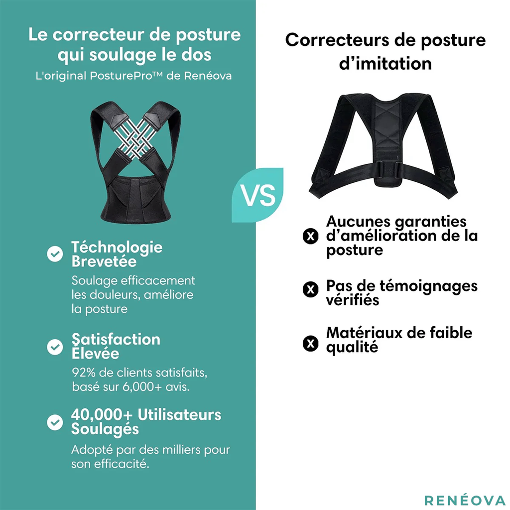 PosturePro™ - Correcteur de posture instantané