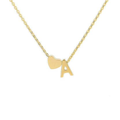 Collier combin� de lettres d'amour