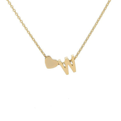 Collier combin� de lettres d'amour