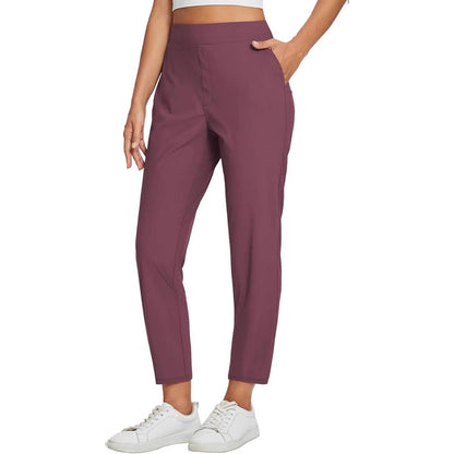 Pantalon cheville l�ger, respirant et doux pour femme, longueur 26/27 pouces