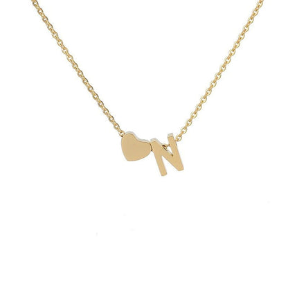 Collier combin� de lettres d'amour