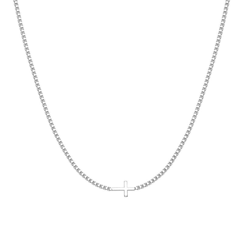 Dainty Gold Cross Necklace