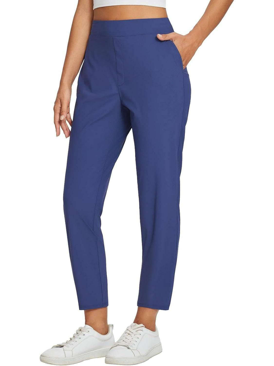 Pantalon cheville l�ger, respirant et doux pour femme, longueur 26/27 pouces