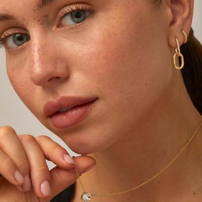 Classic Zirconia Crystal Pendant Necklace