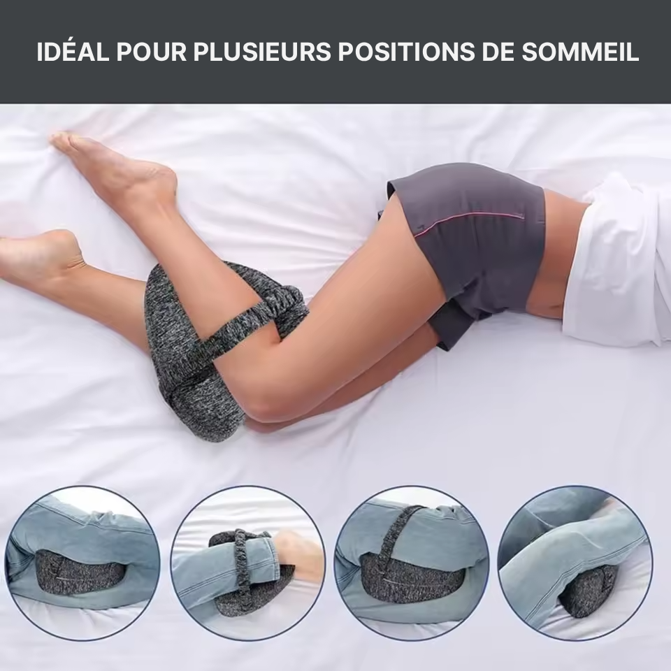 Oreiller orthopédique pour jambes en mousse à mémoire – Soutien instantané